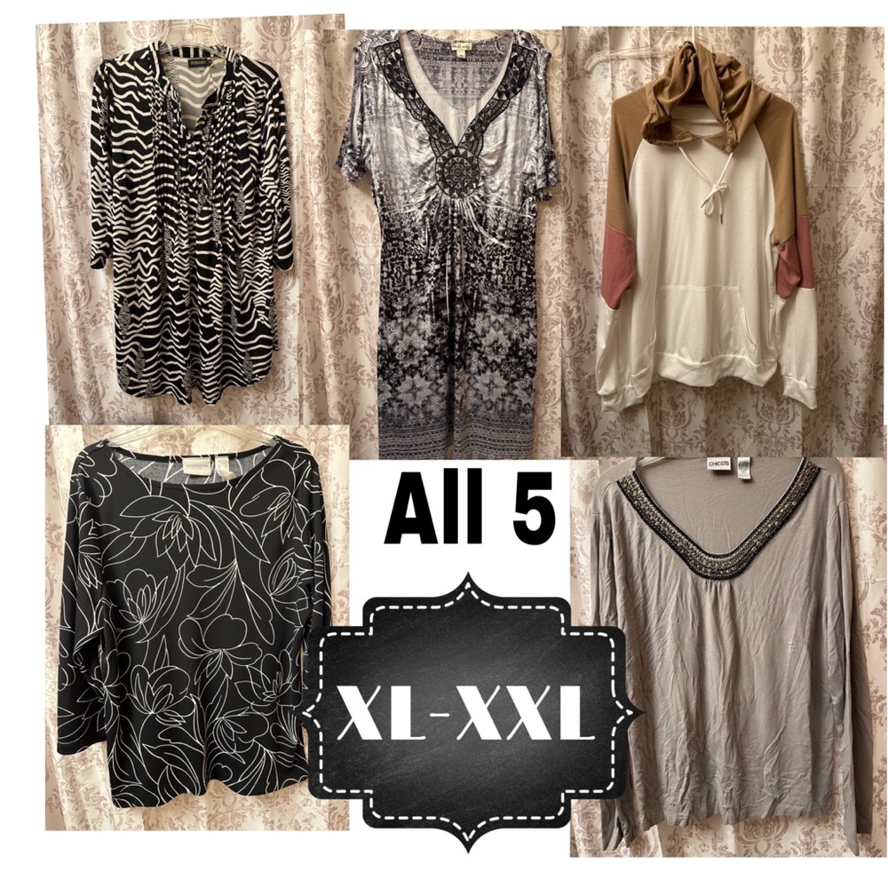 Stylish Women's Tops Collection - Black, Gray, White, Brown